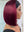 Load image into Gallery viewer, Straight Headband Bob Wig 99j Rose Red Color Wig Human Hair Wigs Brazilian Virgin Hair Glueless None Lace Front Wig 180% Density