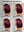 Load image into Gallery viewer, Straight Headband Bob Wig 99j Rose Red Color Wig Human Hair Wigs Brazilian Virgin Hair Glueless None Lace Front Wig 180% Density