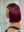 Load image into Gallery viewer, Straight Headband Bob Wig 99j Rose Red Color Wig Human Hair Wigs Brazilian Virgin Hair Glueless None Lace Front Wig 180% Density