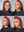 Load image into Gallery viewer, Straight Headband Bob Wig 99j Rose Red Color Wig Human Hair Wigs Brazilian Virgin Hair Glueless None Lace Front Wig 180% Density