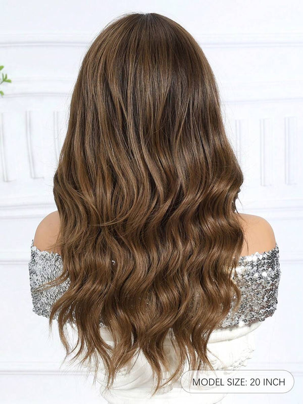 Light Brown 180% Density Body Wave HD 13x4 Lace Frontal Wig Colored Wigs Human Hair Wig