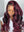 Load image into Gallery viewer, Dark Burgundy With Rose Red Highlights Glueless 13x4 Lace Color Wigs