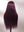 Load image into Gallery viewer, Dark Purple Plum Color Straight 13x4 Transparent Lace Front Wigs Human Hair Wigs Pre-plucked