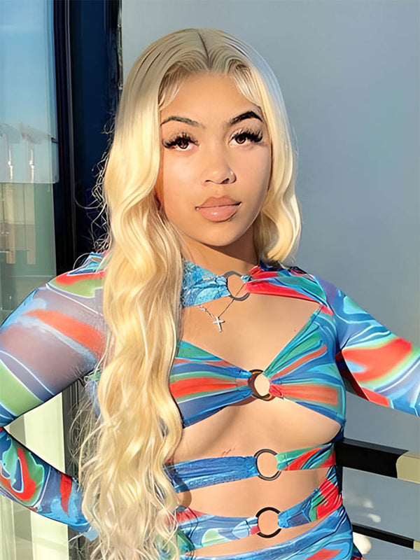 Body Wave 613 Blonde Wig Human Hair Lace Front Wigs
