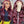 Load image into Gallery viewer, Burgundy With Blonde 613 Highlights 13x4 Lace Front Wig Skunk Stripe Hair Wigs Glueless Wig