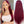 Load image into Gallery viewer, Burgundy With Blonde 613 Highlights 13x4 Lace Front Wig Skunk Stripe Hair Wigs Glueless Wig
