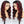 Load image into Gallery viewer, Dark Burgundy With Rose Red Highlights Glueless 13x4 Lace Color Wigs