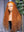 Load image into Gallery viewer, Alipop Ginger Wig Water Wave Wig Orange Hair Wig Transparent Lace Closure Wig