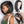 Load image into Gallery viewer, Short Bob 4X4 Wigs Natural Black And Straight Hair