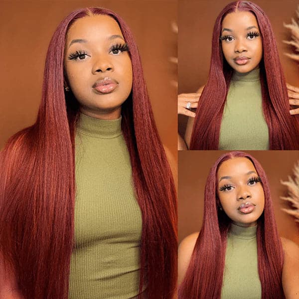 Alipop Reddish Brown Color Wig
