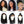 Load image into Gallery viewer, Headband Wigs Water Wave Human Hair Wigs For Black Women Glueless Wigs 180% Density