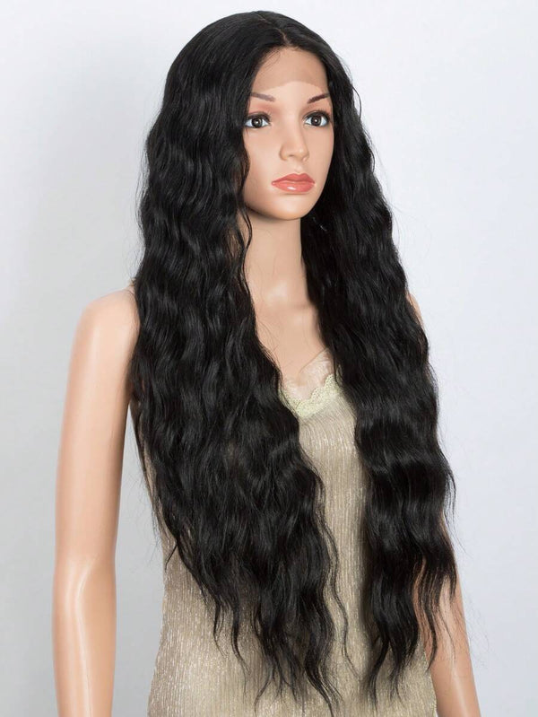 250% Density Deep Wave T Part Lace Wig Pre Plucked Human Hair Wigs with Baby Hair