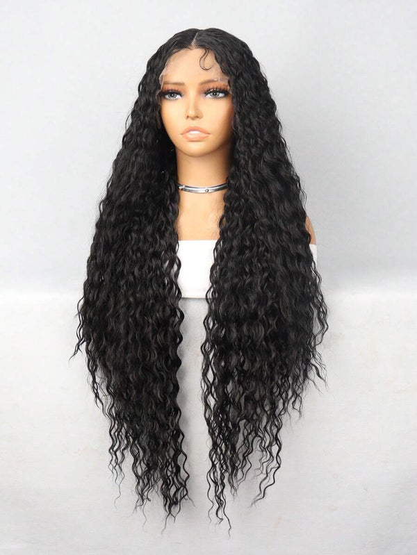 Water Wave Wig Transparent Lace Front Wig T Part Lace Wig 150% Density