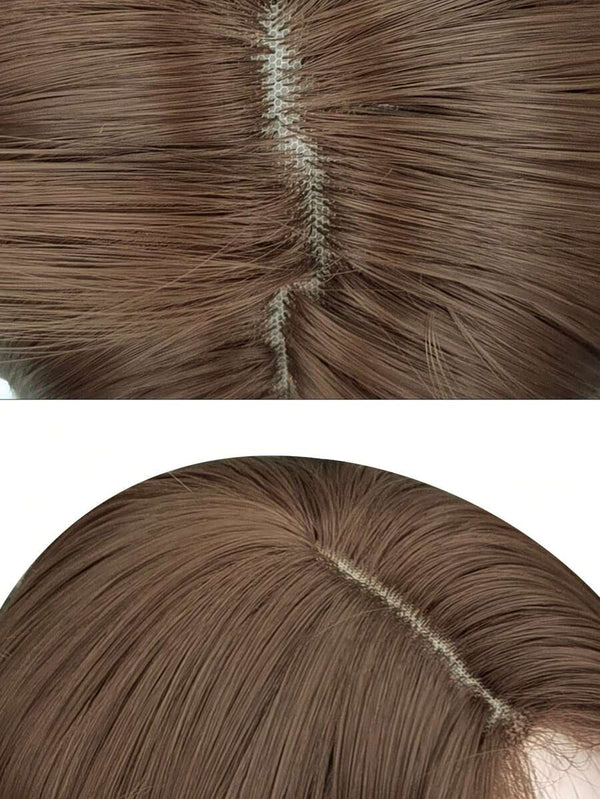 180% Density Straight Wig Human Hair 13X6 HD T Part #4 Brown Lace Front Wig