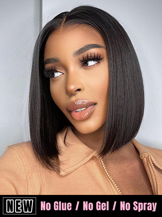 Wear Go Wig Upgrade 5×6 Pre-cut Hd Lace Pre-bleached Knots Straight Bob Wig