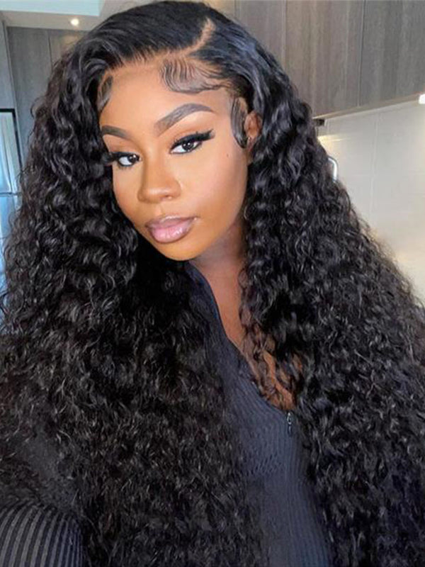 Alipop Water Wave 13x6 Lace Front Wig Brazilian Water Wave Lace Wigs With Pre Plucked