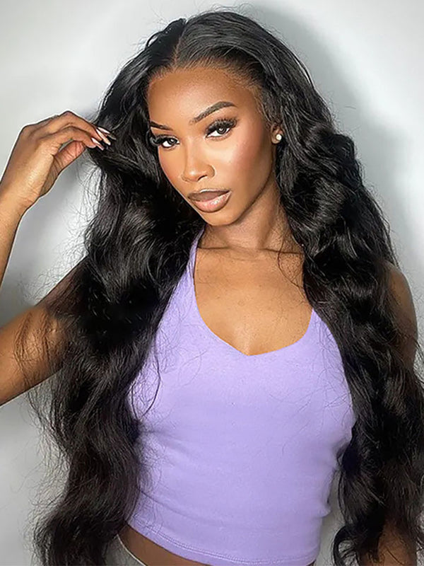 Alipop Body Wave 13x6 Lace Frontal Human Hair Wigs Pre Plucked Brazilian Transparent Lace Wig