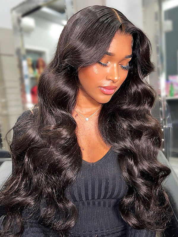 Body Wave HD Lace Wigs 4x4 Closure Wigs Human Hair Wigs Invisible Knots Wigs