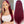Load image into Gallery viewer, Burgundy With Blonde 613 Highlights 13x4 Lace Front Wig Skunk Stripe Hair Wigs Glueless Wig
