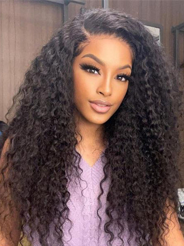 Alipop 13x6 Lace Front Wig Deep Wave Human Hair Wigs Natural Hairline Curly Lace Frontal Wig