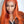 Load image into Gallery viewer, Bright Orange Straight Hair 13x4 Lace Front Wigs Remy Hair
