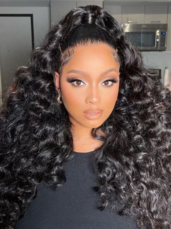 Alipop Loose Wave 13x6 Lace Frontal Deep Parting Wigs Pre Plucked with Baby Hair
