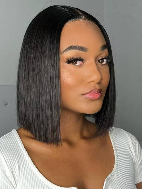 Wear Go Wig Upgrade 5×6 Pre-cut Hd Lace Pre-bleached Knots Straight Bob Wig