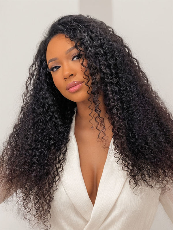 Wear Go Glueless Wigs Curly Hair Pre Plucked HD Lace Closure Wigs