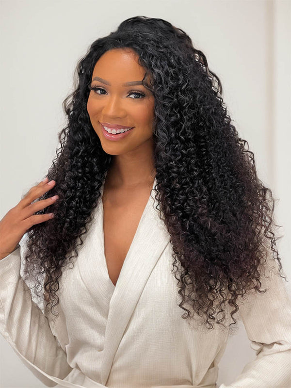 Wear Go Glueless Wigs Curly Hair Pre Plucked HD Lace Closure Wigs