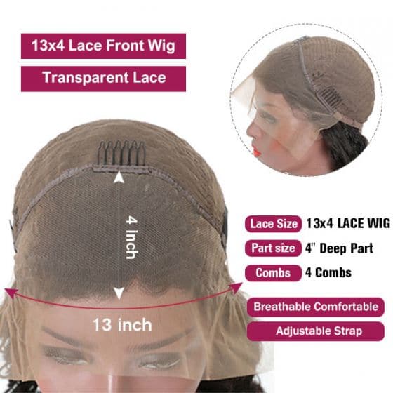 13x4 Transparent Lace Wig