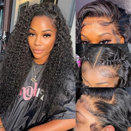 Alipop 13x6 lace front wig deep wave with natural hairline