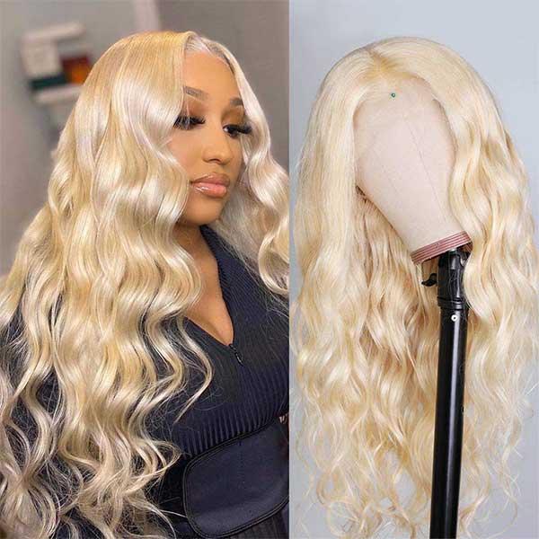 Alipop Hair 613 Blonde Body Wave Human Hair 13x6 Lace Front Wig