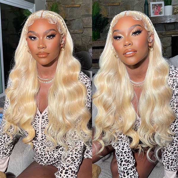 Alipop Hair 613 Blonde Body Wave Human Hair 13x6 Lace Front Wig