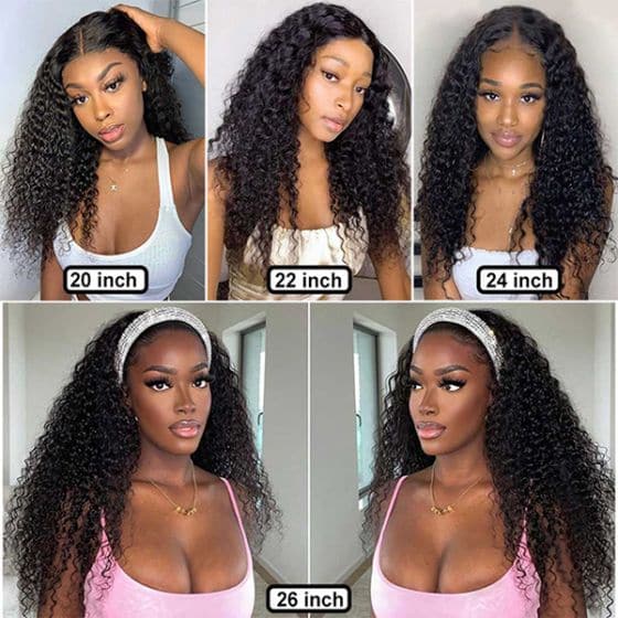 Alipop 13x6 Lace Front Wig Curly Human Hair Wig Transparent Kinky Curly Lace Front Wig long hair wig