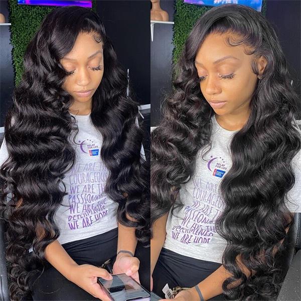 Air Loose Wave Wigs 13x4 Human Hair