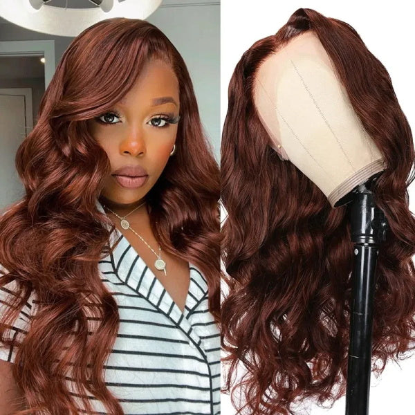 Reddish Brown 13X4 Lace Front Wig