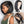 Load image into Gallery viewer, Short Bob 4X4 Wigs Natural Black And Straight Hair
