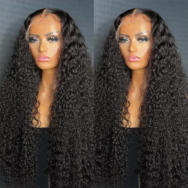 Alipop Hair HD Lace Wigs 150% Density Transparent 13x4 Lace Front Wig Bouncy Curly Frontal Wig