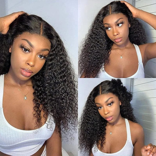 Alipop Hair HD Lace Wigs 150% Density Transparent 13x4 Lace Front Wig Bouncy Curly Frontal Wig