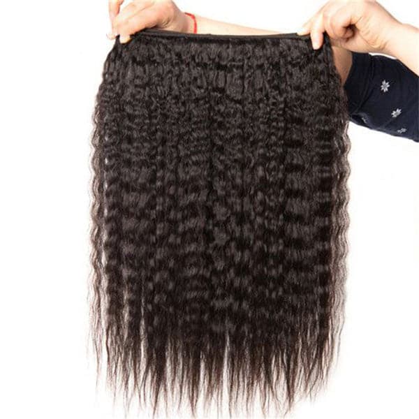 Alipop Hair 4 Bundles Kinky Straight Hair 100% Unprocessed Virgin Hair