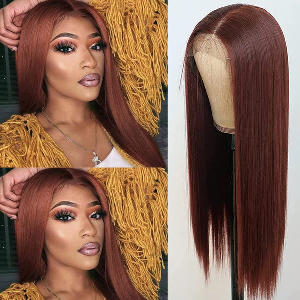 Alipop Reddish Brown Color Wig