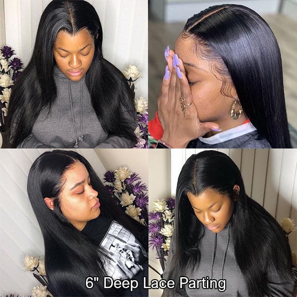 Aliopop Straight 6x6 Lace Wigs with Baby Hair