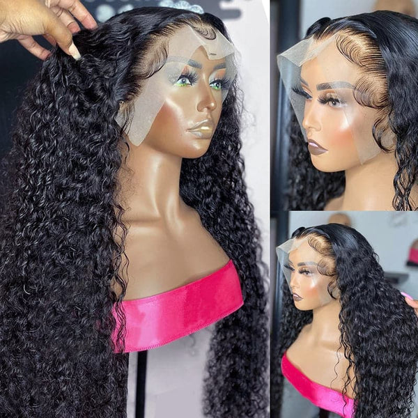 Alipop Water Wave 13x6 Lace Front Wig Brazilian Water Wave Lace Wigs With Pre Plucked